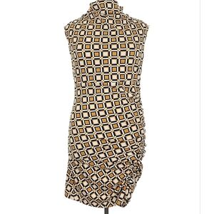 By Anthropologie Geometric Sleeveless Dress | Size 1X - NWT